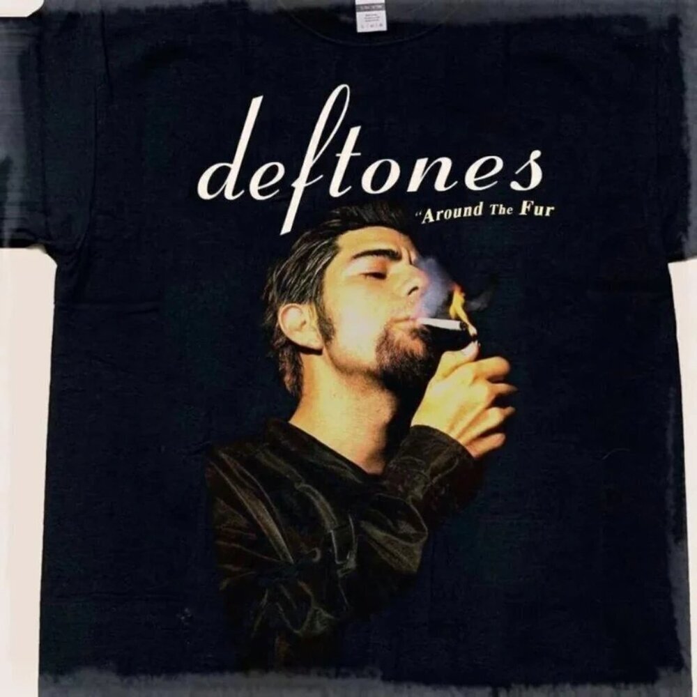 Chino Moreno Smoking Deftones Music Band Unisex T Shirt